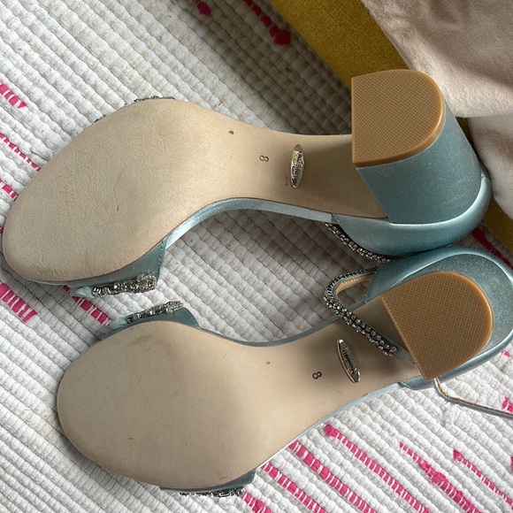 Badgley Mischka Finesse Ankle Strap Evening Shoe - Picture 8 of 9